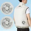 Cooling Vest Breathable Fishing Vest Sleeveless Workwear for Hot Weather Outdoor