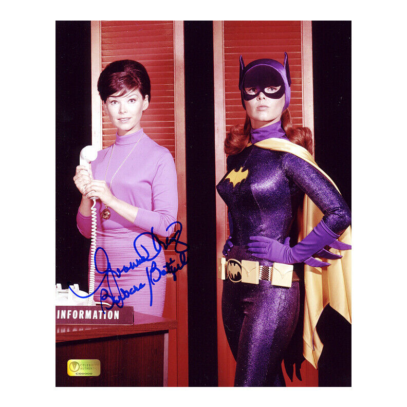 Yvonne Craig Autographed Batman Barbara to Batgirl Transition 8x10 Photo Poster painting