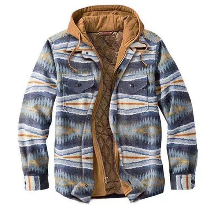 Flannel Hooded Jacket