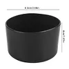 5PCs Rubber End Caps Round Bolt Covers Caps Bolt Cap for Bolt 60-63mm (Black)