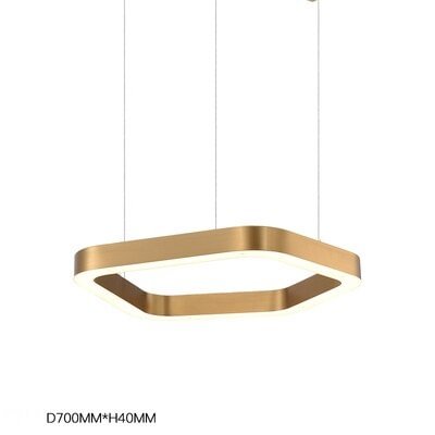 Modern Pentagonal Geometry LED Pendant Lights Vintage Home Decor Kitchen Pendant Lamp Dining Living Room Hanging Lamps Fixture