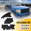 3PCS Trucks Grille Air Deflector Kit for 2009-2014 Ford F150 Raptor Radiator Support Accessory with Fasteners Replacement FO1218114 FO1218119