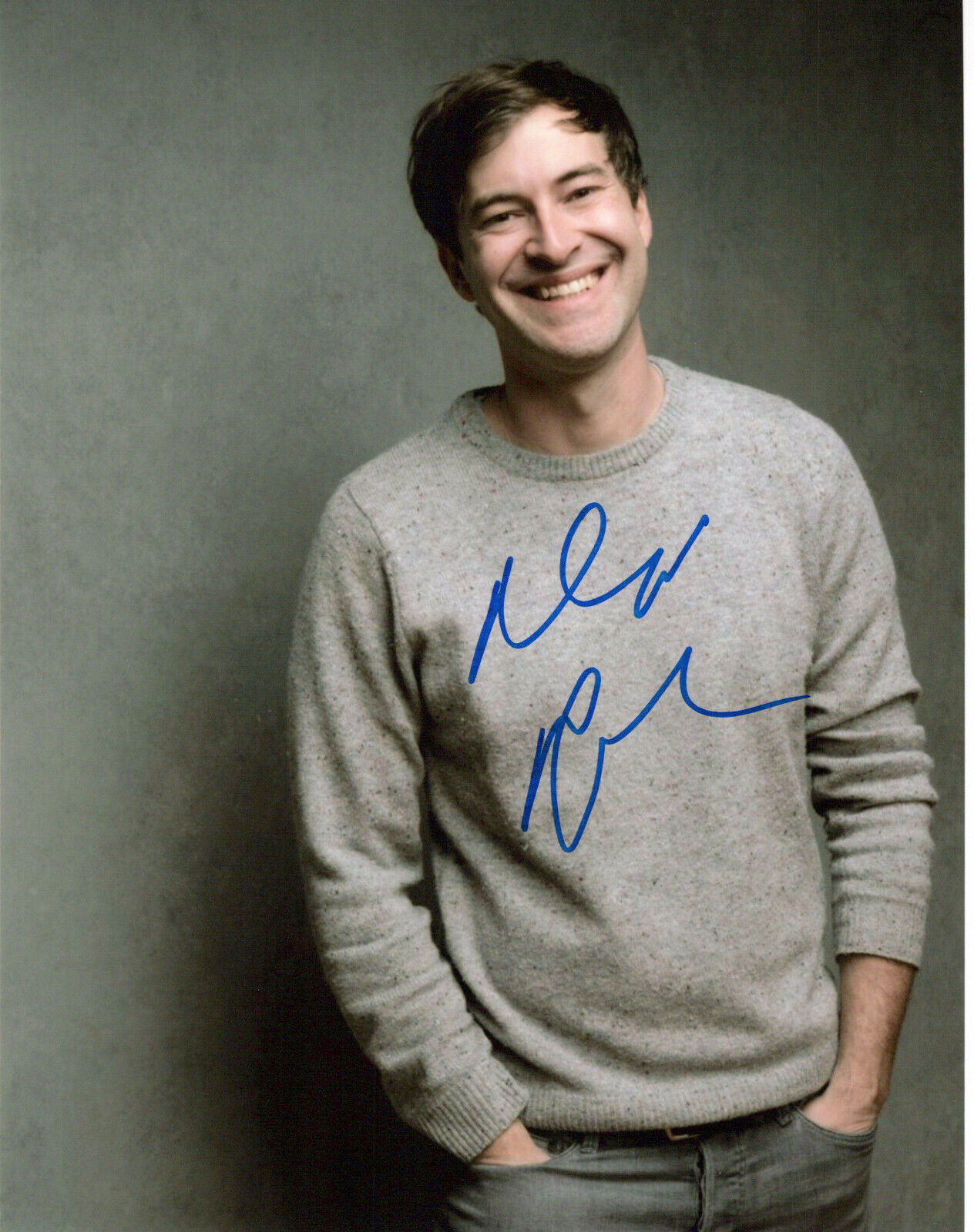 Mark Duplass head shot autographed Photo Poster painting signed 8x10 #5