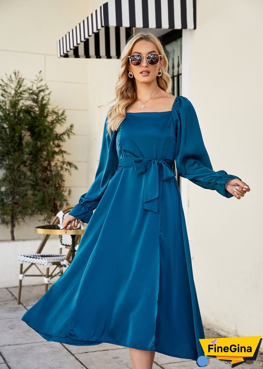 Boho French Elegant Casual Spring Summer Dress Olivia
