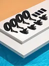 24 Pcs Pool Solar Cover Reel Attachment Kit for In-Ground Swimming Pool