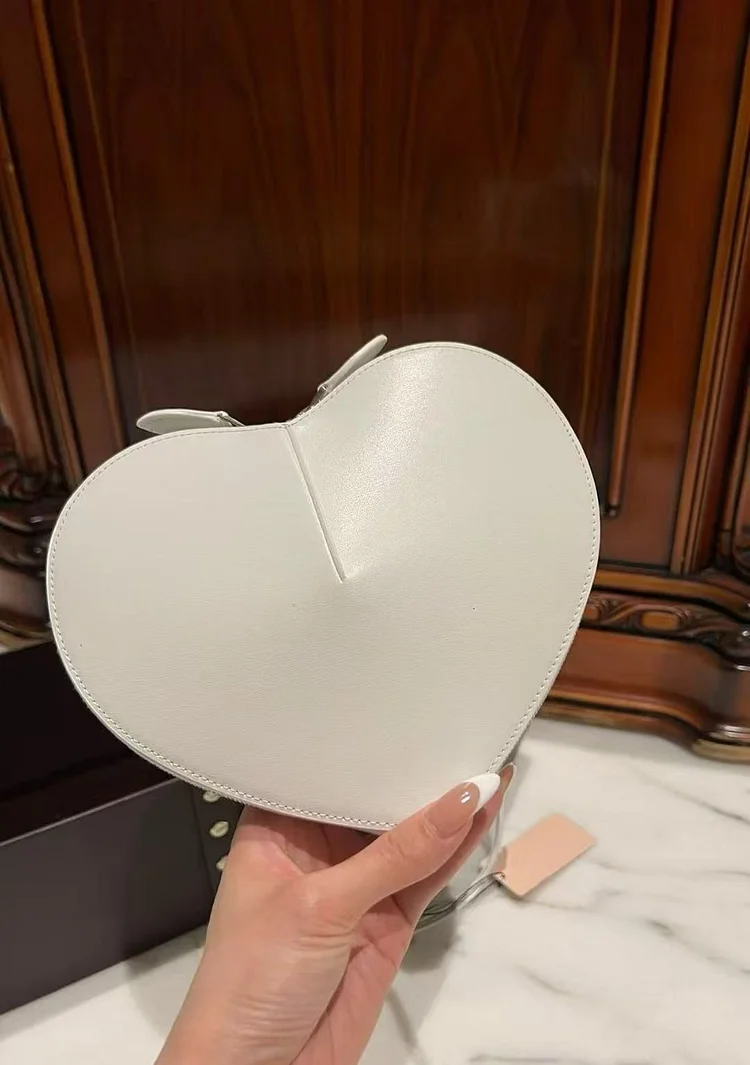 A Heart-shaped Mini Crossbody Bag For Valentine's Day, The Perfect Little Gift For Valentine's Day, Heart-shaped Bag