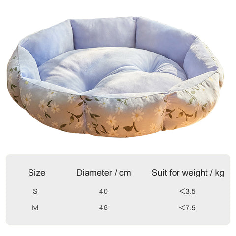 Push Calming Donut Bed for Dog & Cat