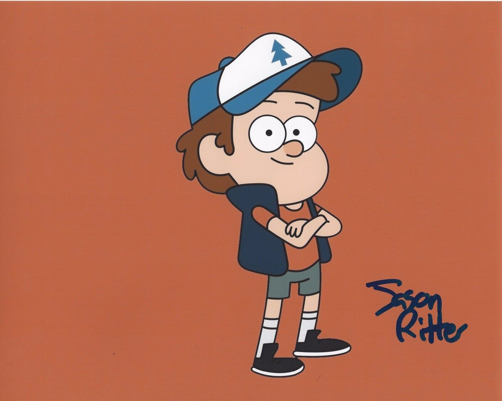 ACTOR JASON RITTER SIGNED 'GRAVITY FALLS' 8x10 Photo Poster painting W/COA DIPPER PINES PROOF