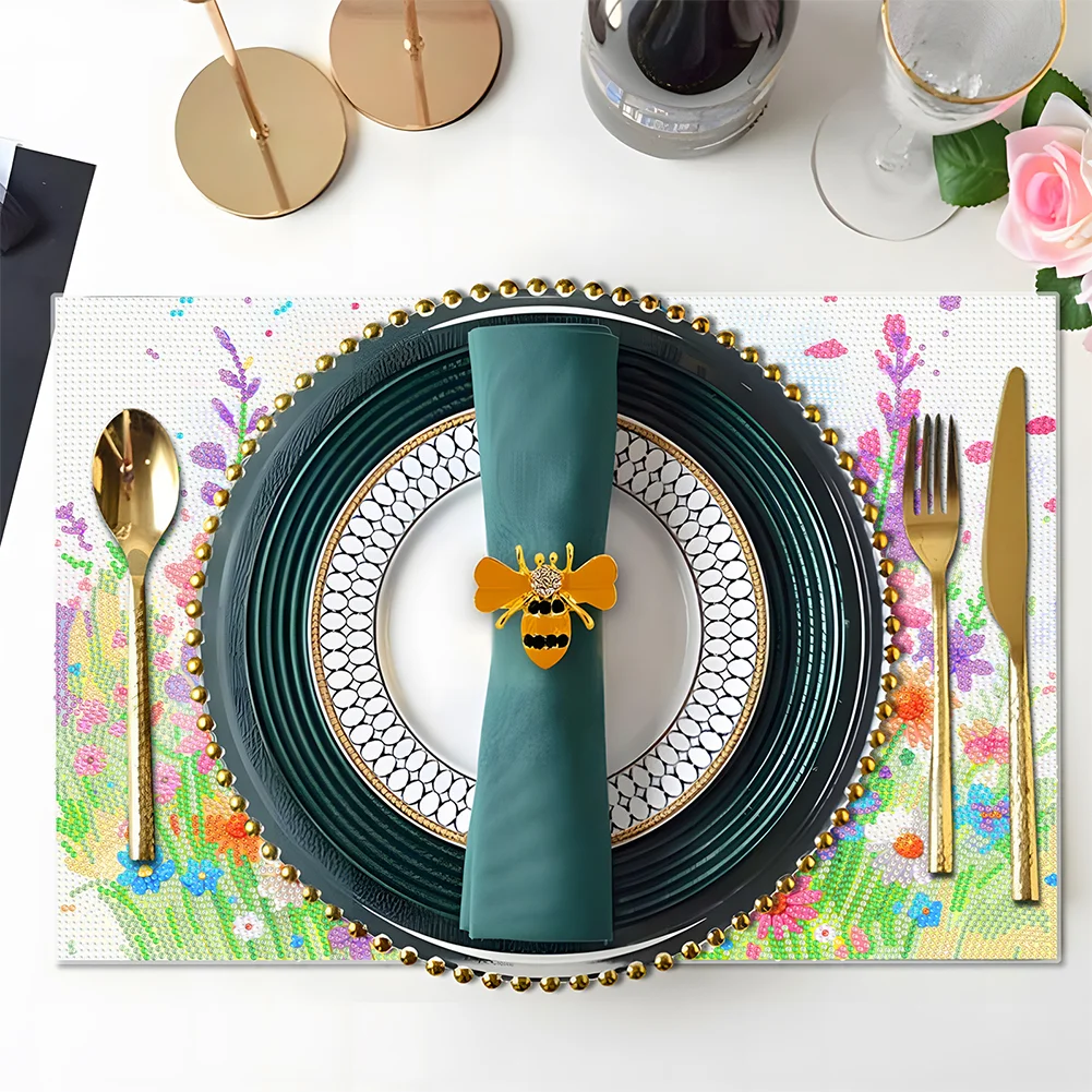 DIY Owl Diamond Painting Placemat Heat Resistant Diamond Art Table Mat