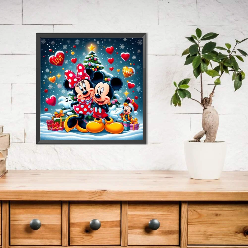 Diamond Painting - Full Round Drill - Mickey Minnie(Canvas|40*40cm)