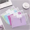 20PCS Transparent PVC Storage Bags for A4 Paper Notebook File School Office Stationery Bags
