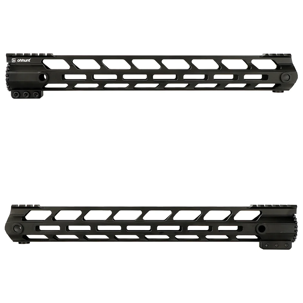 ohhunt Super Slim Lightweight Free Float M-LOK Handguard with Steel Barrel Nut