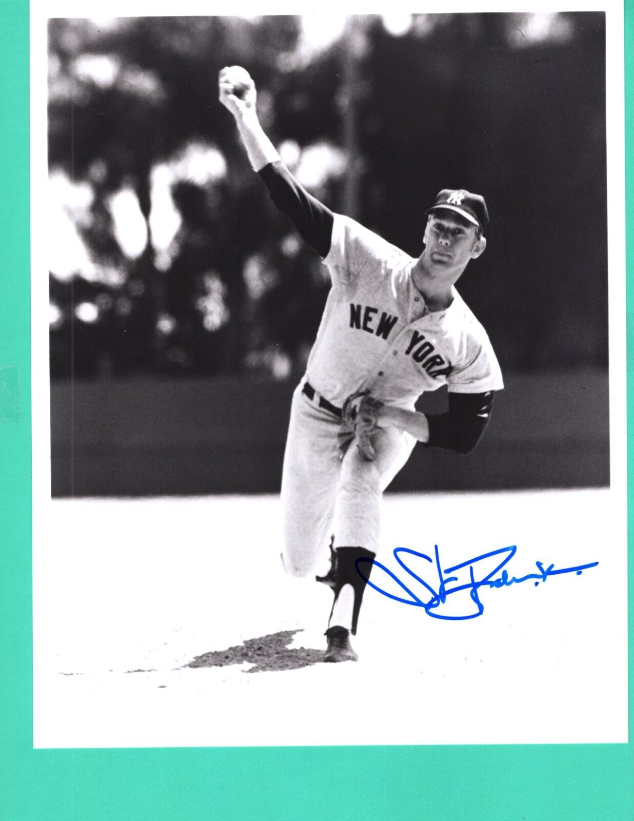 Stan Bahnsen New York Yankees Hand Signed Autograph 8x10 Photo Poster painting