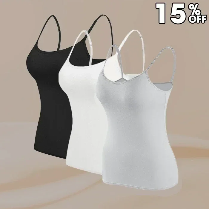 🔥Hot sale🔥 Women Tank Top with Built in Bra Camisole