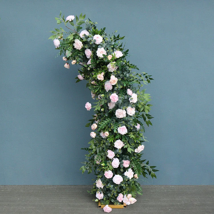 A747 A7308 Flower Row Decor Wedding Backdrop Frame