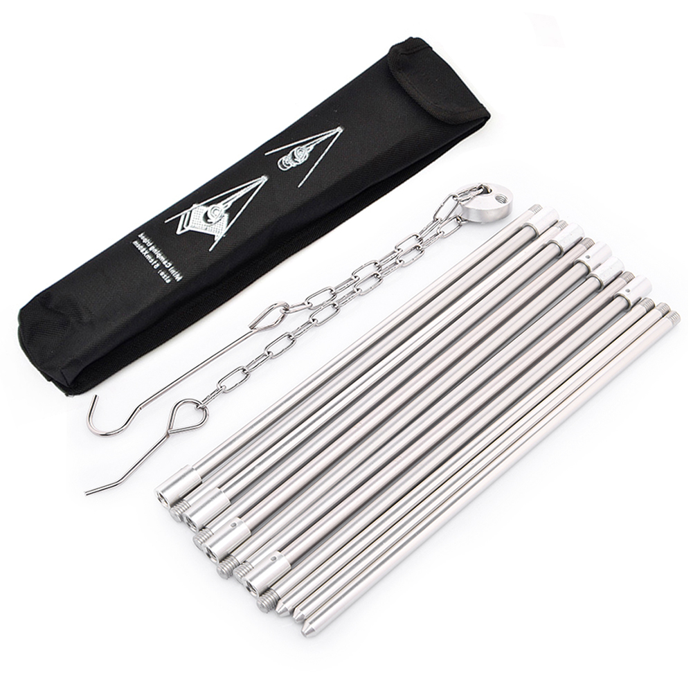 

Camping Tripod for Fire Hanging Pot Outdoor Campfire Picnic Cooking Grill, 501 Original