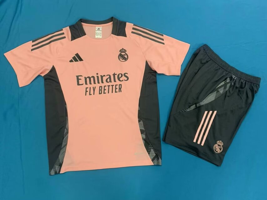 24/25 Real Madrid Training Kit Short Sleeve Football Shirt Thai Quality
