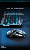 X2 Wireless Mouse Silent Model Charging Silent Office Desktop Computer Notebook Men's and Women's Universal Game Mouse