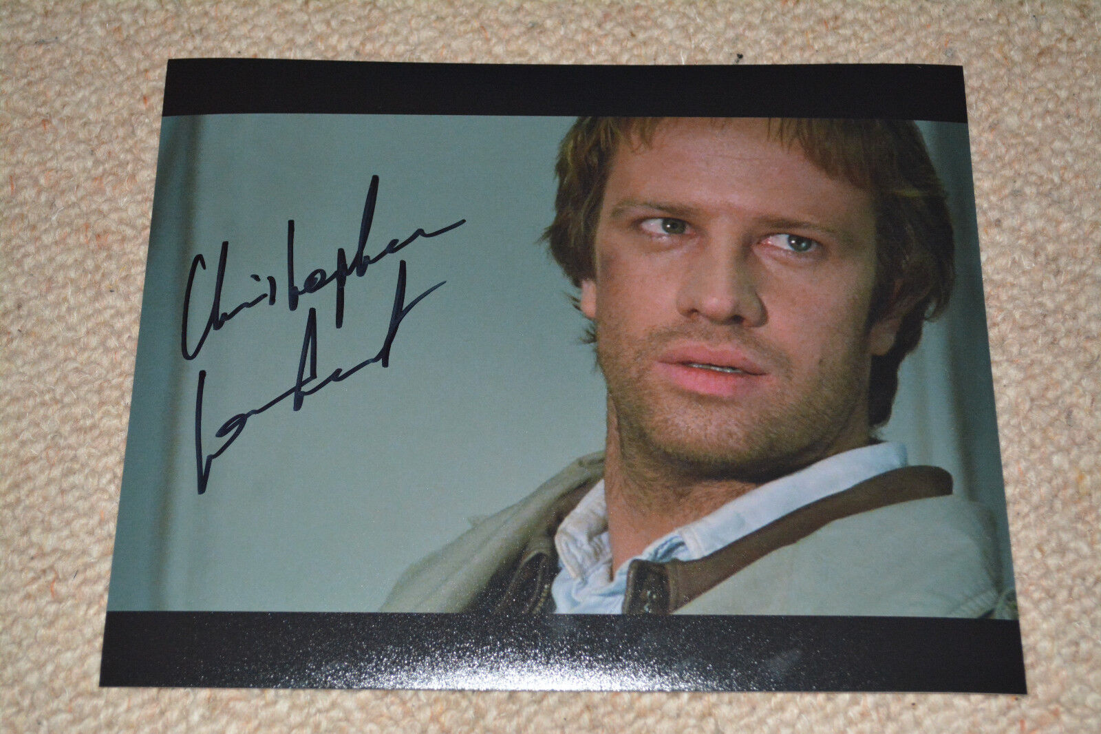 CHRISTOPHER LAMBERT signed autograph In Person 8x10 20x25 cm HIGHLANDER