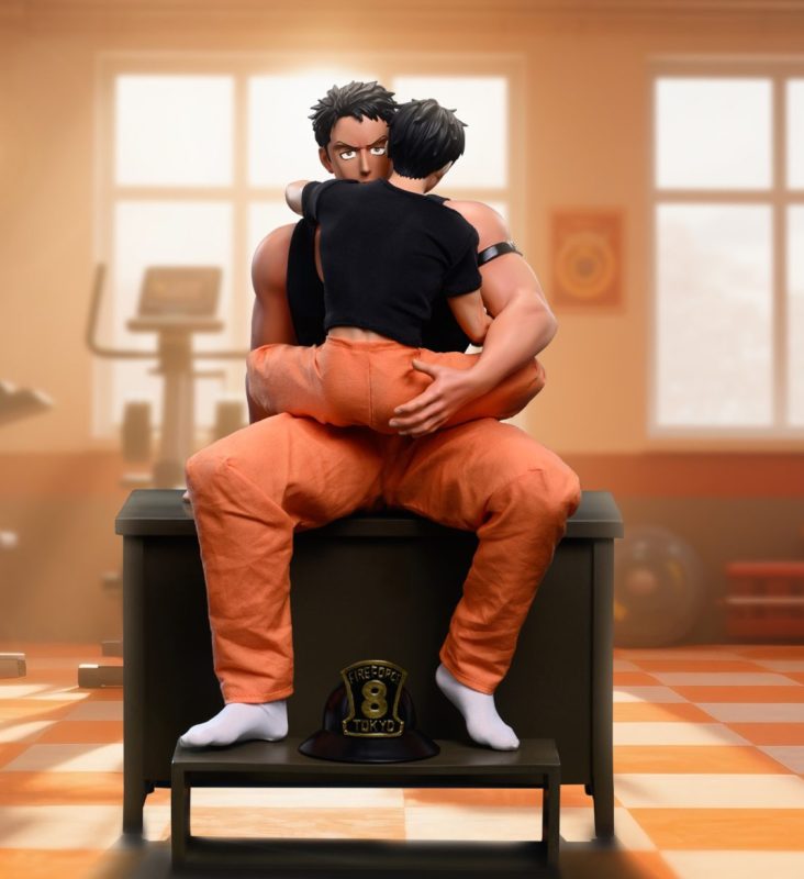 Erotic Resonance Studio - Fire Force Special Training with the Captain Akitaru Obi & Shinra Kusakabe 1/6 Statue(GK)-