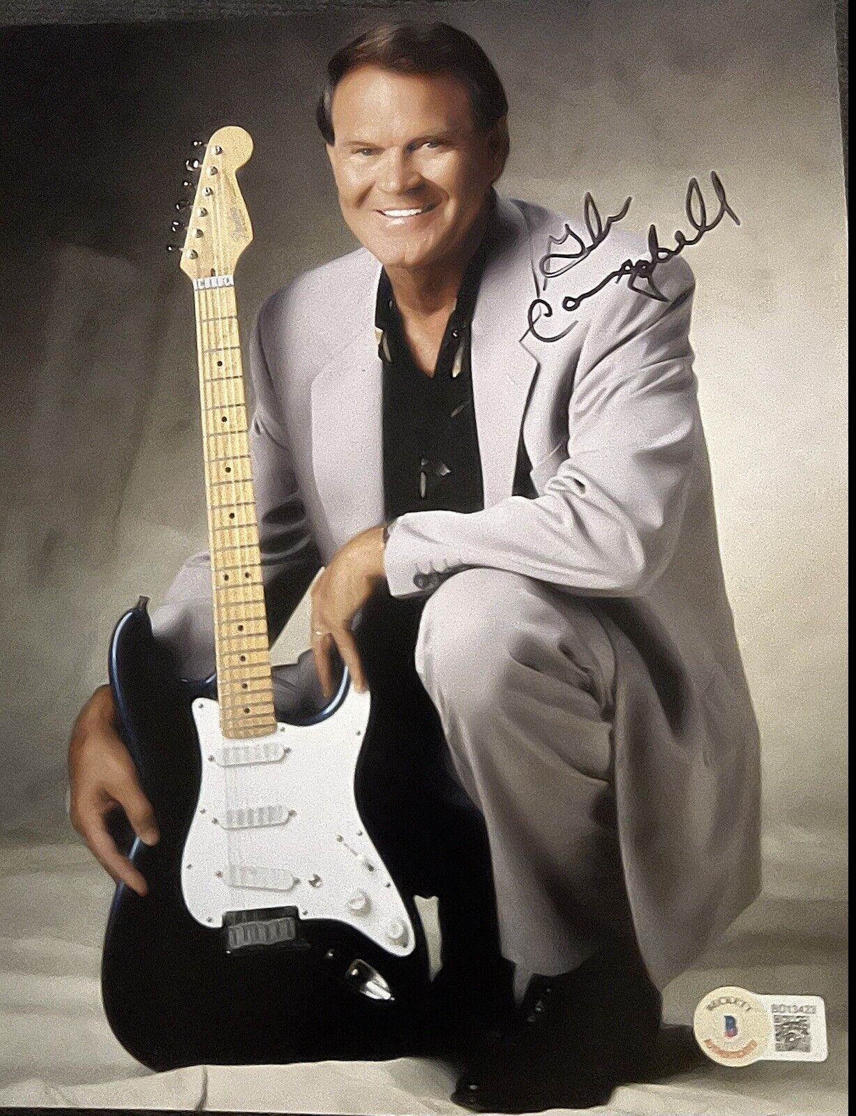 Glen Campbell Signed Autographed 8x10 Color Photo Poster painting Beckett authenticated?