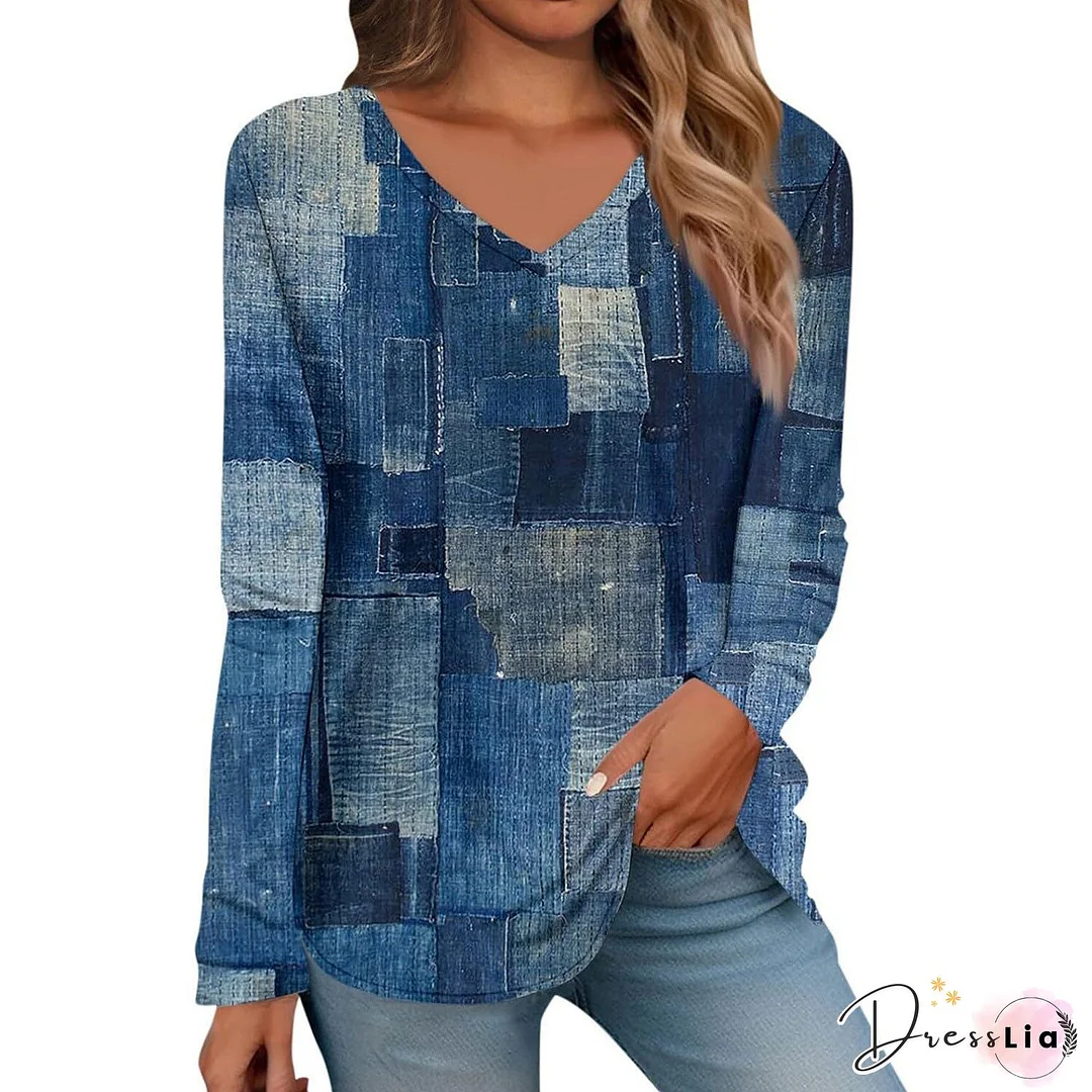 Casual Printed Striped Cardigan