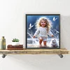 Diamond Painting-5D Full Round Drill Girl