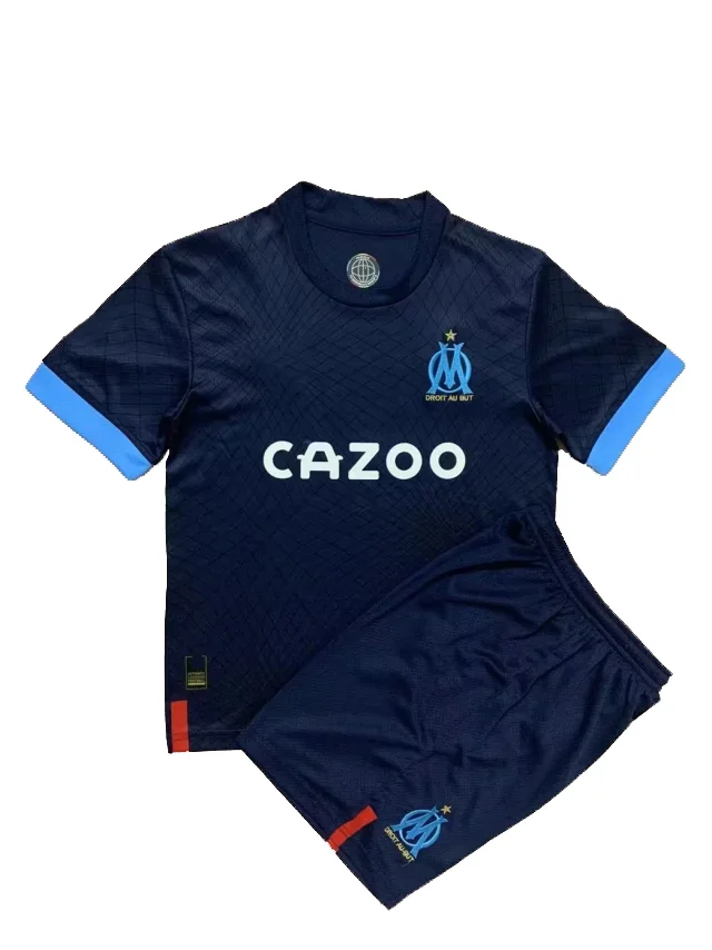 Olympique Marseille Auswärtstrikot Kinder Mini Kit 2022-2023