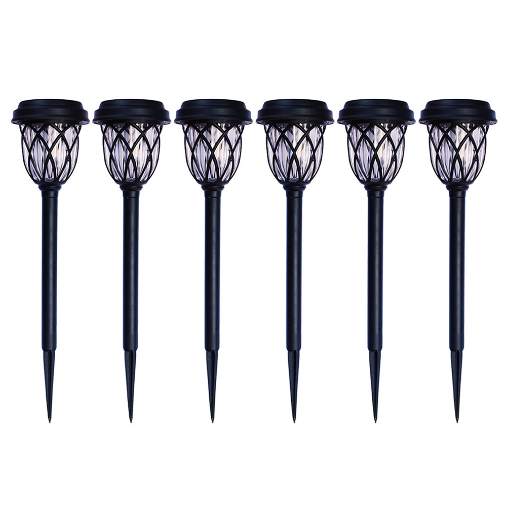 

6pcs Auto Sensing Outdoor Solar Lawn Lamps IP65 Waterproof Garden LED Light, 501 Original