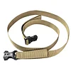Outdoor tie belt handle strap durable camping tie fixed rope nylon reinforced buckle