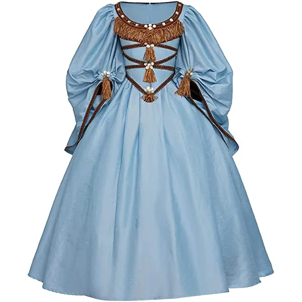 Donkey Skin Cosplay Cotume Princess Ball Gown Medieval Royal Rococo Princess Dress