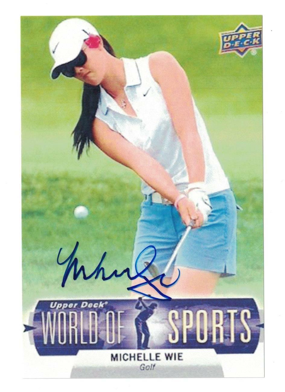 Michelle Wie Signed Autographed 4x6 Photo Poster painting Golf LPGA