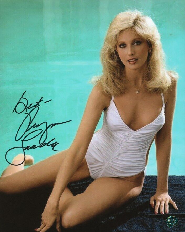 MORGAN FAIRCHILD Autographed Original 8x10 Photo Poster painting LOA TTM