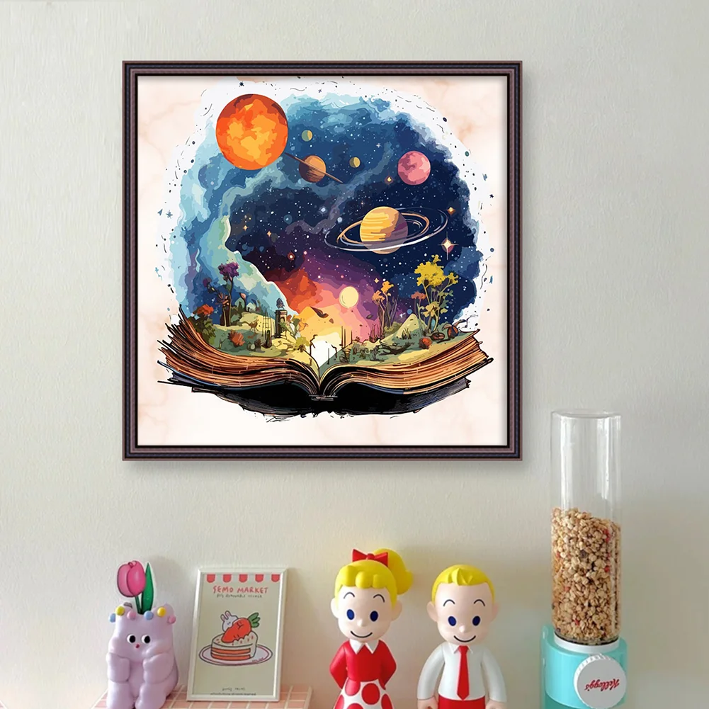 11CT Full Stamped Cross Stitch - Planet Grimoire(Canvas|50*50CM)