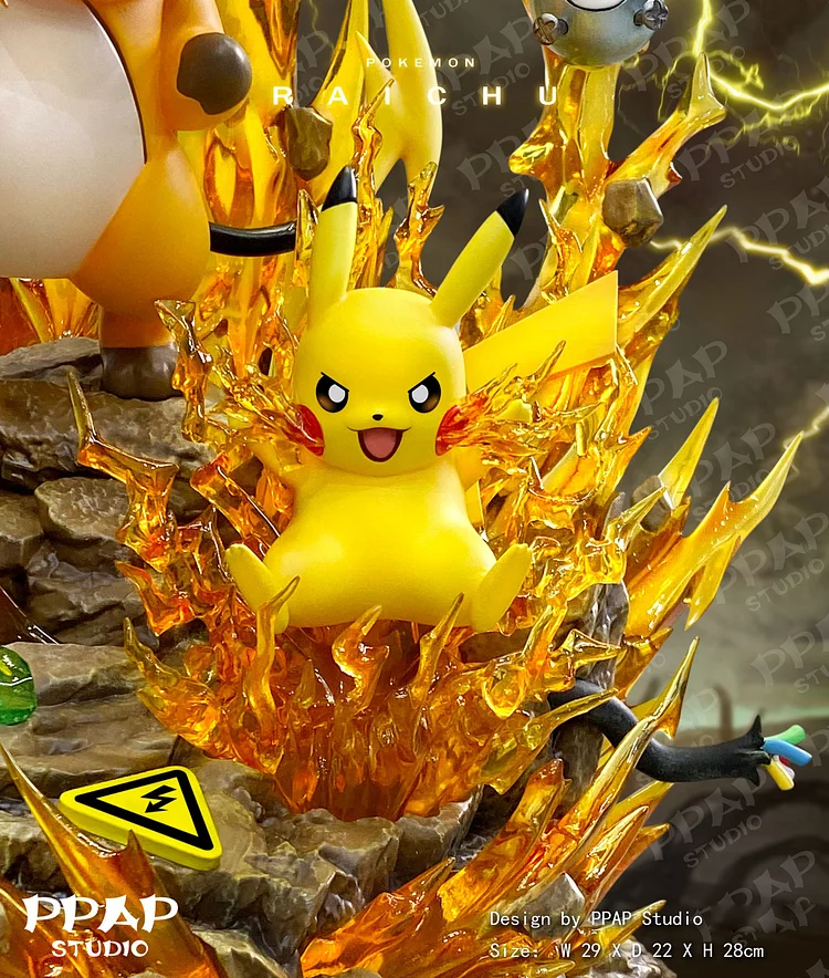 Evolution Series Pikachu Family & Elekid - Pokemon Resin Statue - PPAP  Studios [In Stock]