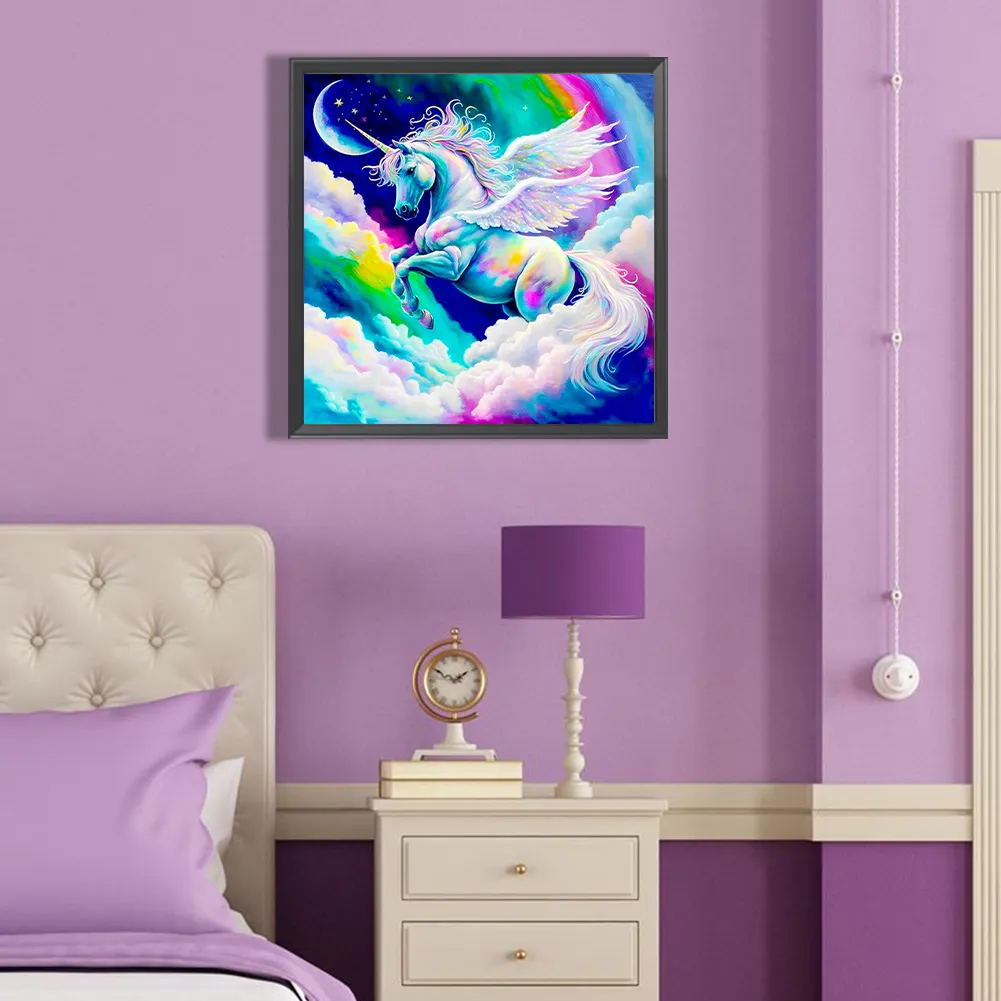 Diamond Painting - Full Round Drill - Unicorn(Canvas|40*40cm)