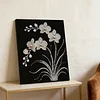 DIY Pearl Painting Orchid for Home Wall Decor with Frame(40x30cm)