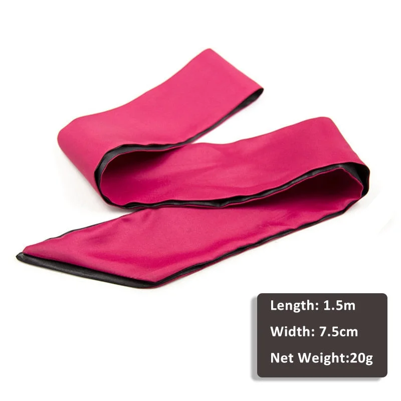 OJBK Sex Toys For Couples Multi Colors Eye Covers Erotic BDSM Bondage Tied Ribbon Role Play Accessories Silk Handcuffs For Women