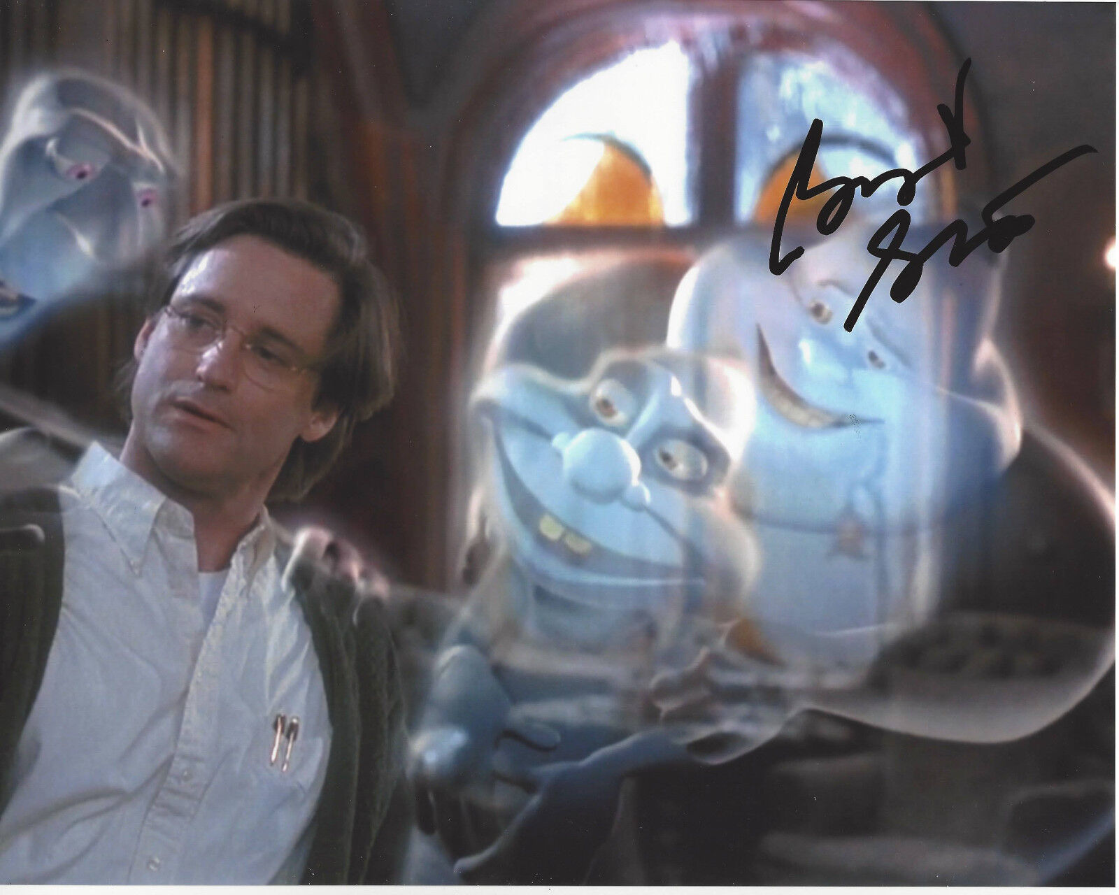 BRAD GARRETT SIGNED AUTHENTIC CASPER 8X10 Photo Poster painting w/COA FINDING NEMO COMEDIAN