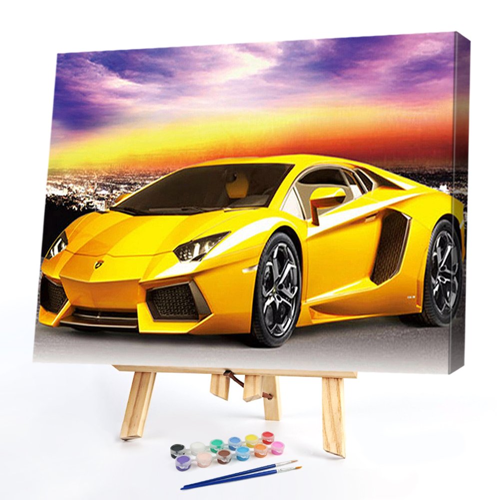 

50*40CM - Paint By Numbers - Car, 501 Original