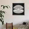DIY Pearl Painting Seashell for Home Wall Decor(25x25cm)