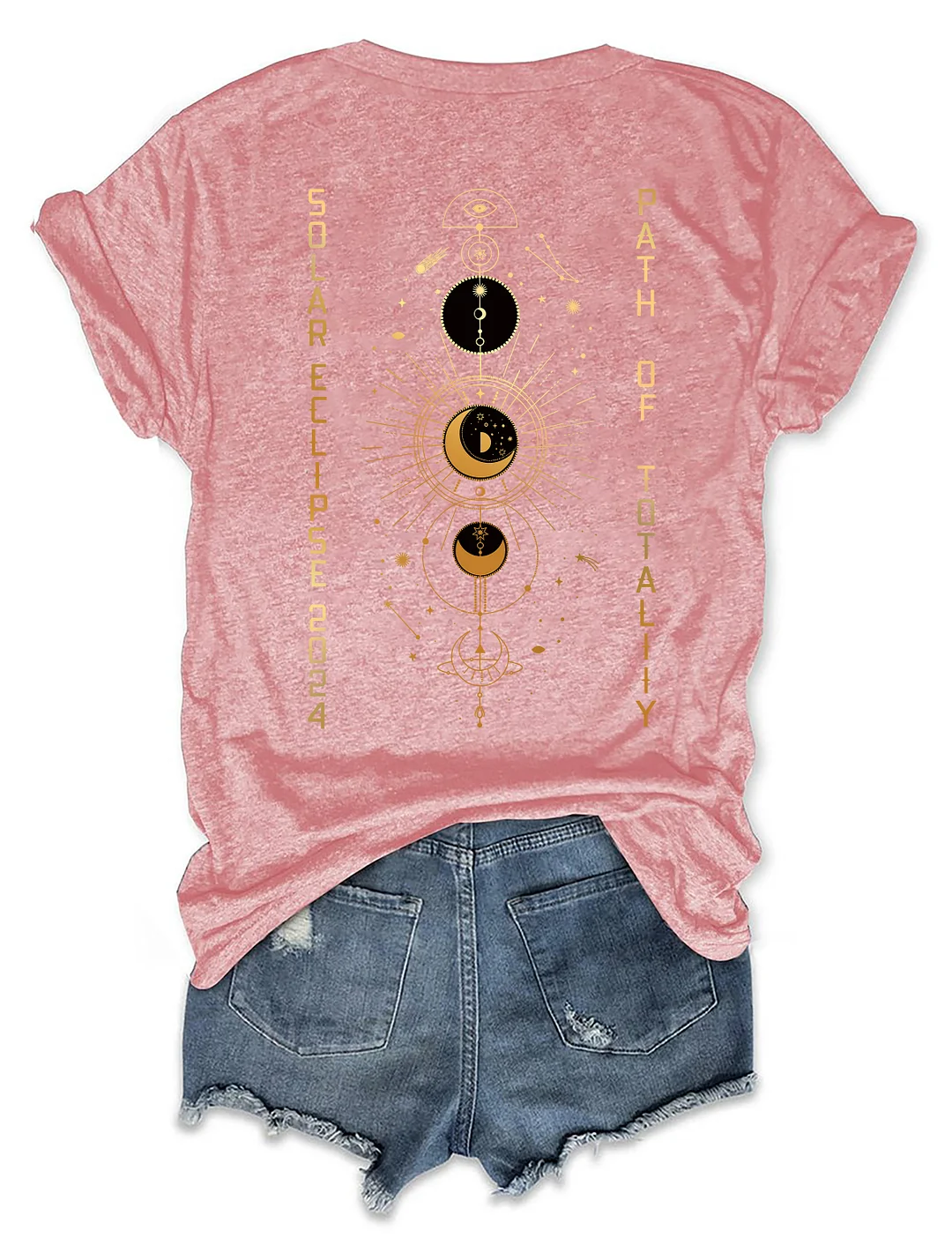 Path of Totality Total Solar Eclipse T-shirt