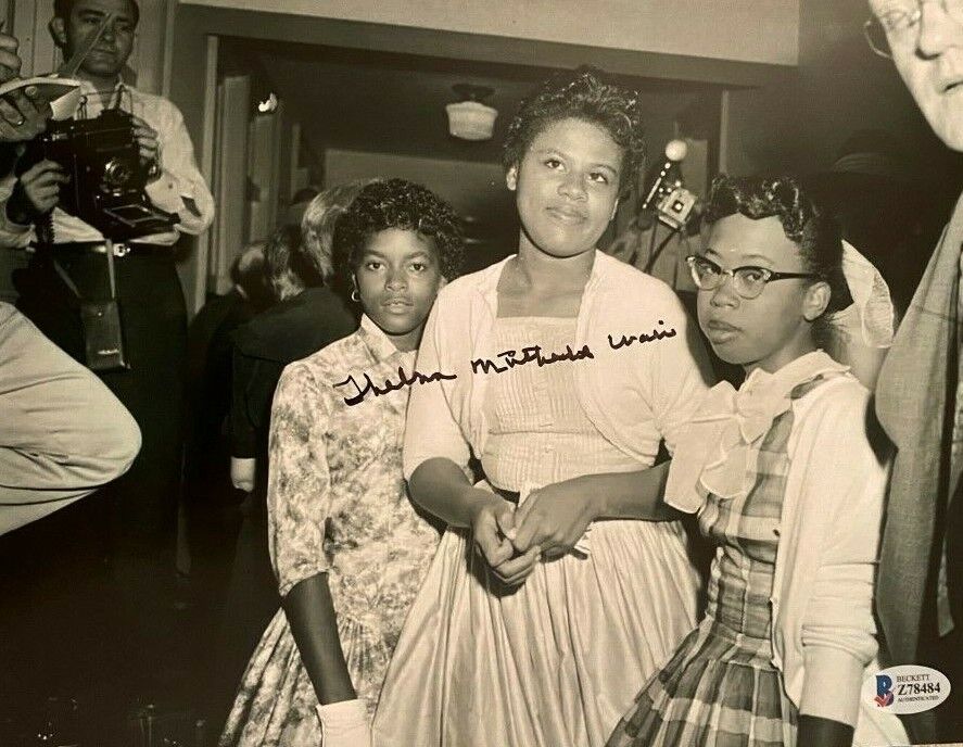 Thelma Mothershed-Wair signed autographed 8x10 Photo Poster painting Little Rock Nine COA