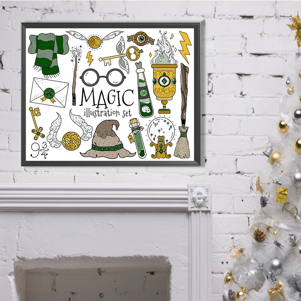 Diamond Painting - Full Round Drill - Harry Potter Gadget(Canvas|50*40cm)