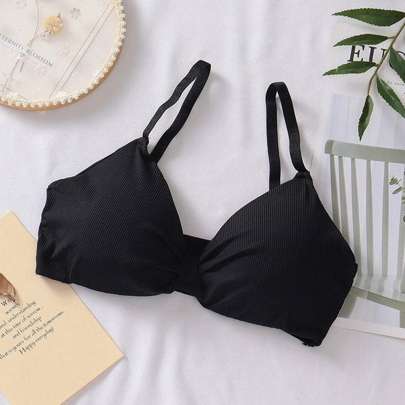 Sexy Women Bra Lingerie Push Up Bra Cotton Elastic Bra Women Fashion Ins Bra Sports Watch Underwear