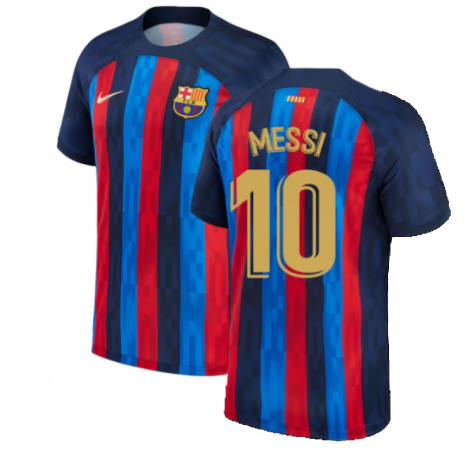 FC Barcelona Lionel Messi 10 Heimtrikot Kinder 2022-2023 (Mit Shorts)