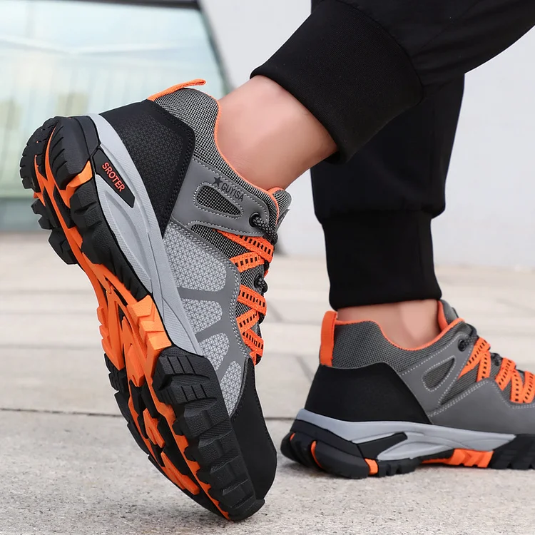 Orthopedic Shoes Men Steel Toe Lace Puncture-Proof Work  Stunahome.com