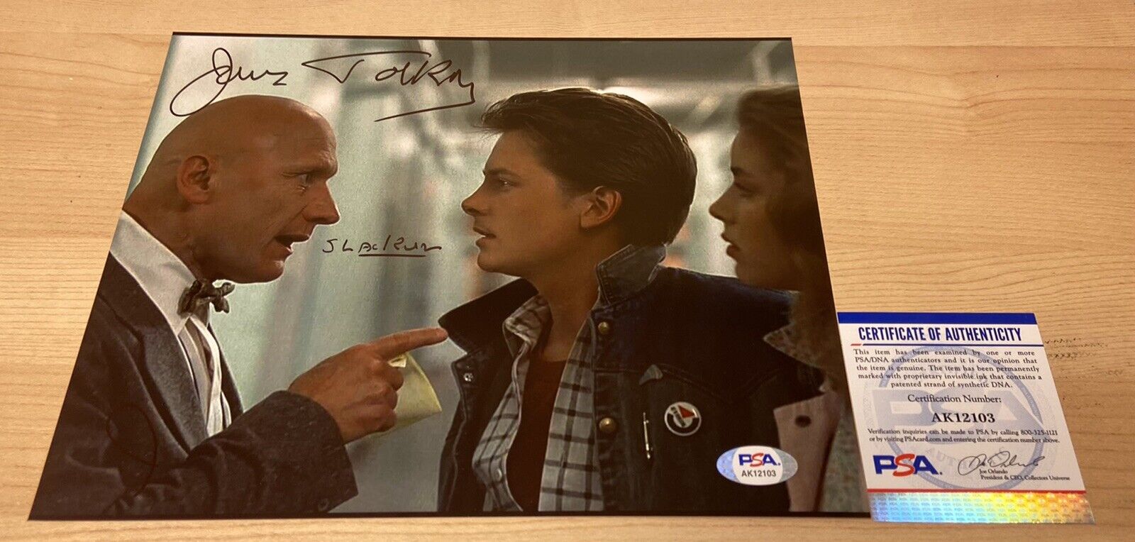 James Tolkan Back to the Future BTTF Autographed Signed 8X10 Photo Poster painting PSA/DNA COA