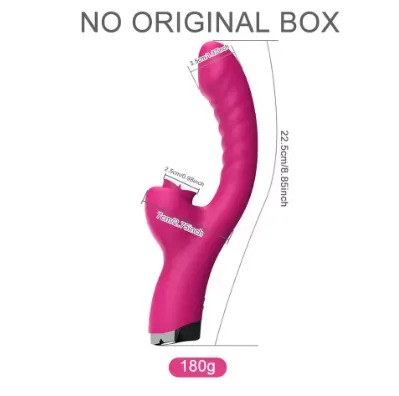 Vibrator pentru femei 2 &icirc;n 1 linge aparat clitoris stimulator G-Spot puternic Vibro Dildo baghetă clitoris feminin fraier jucării sexuale pentru adulți