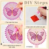 DIY Diamond Painting Mirror Kit for Adults Kids Beginners (Butterfly)